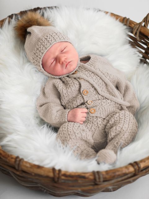 Bysse jakkesett beige