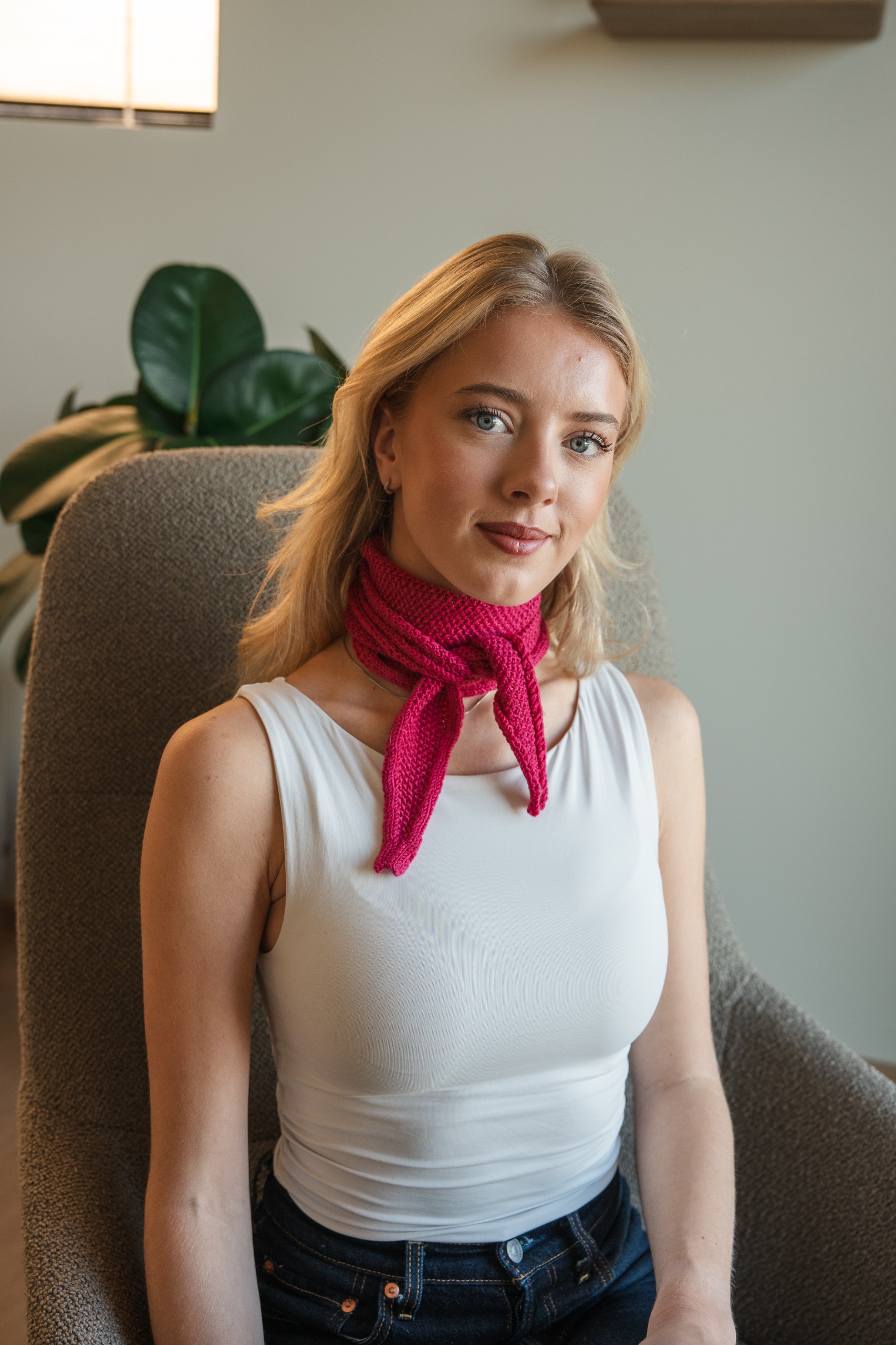 Softie Scarf Rosa - Cerise