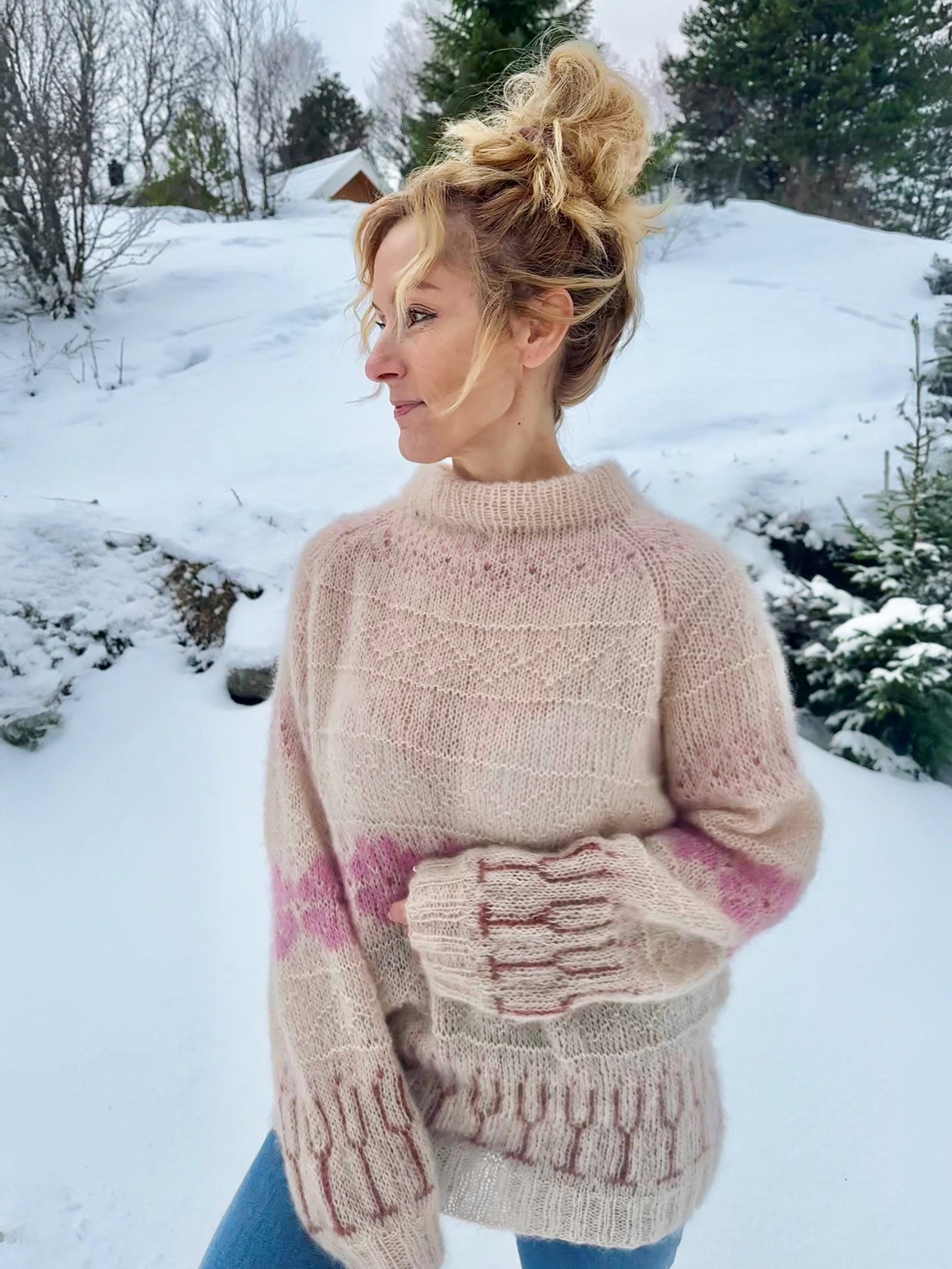 521E-02a Champagnepikene genser