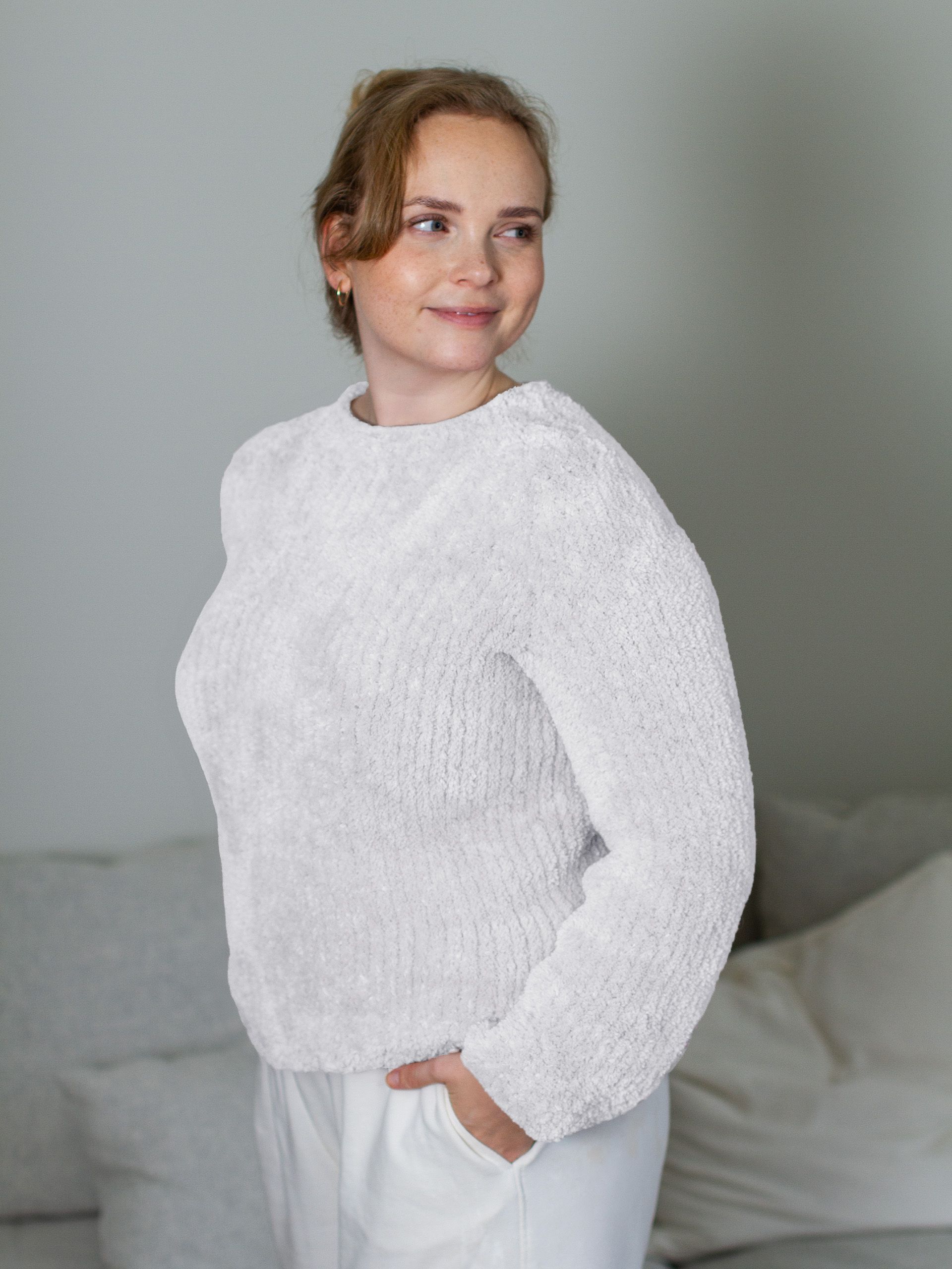 24024-I Chara genser - Hvit