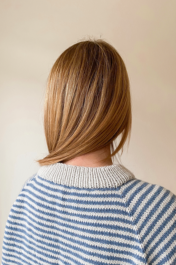 BARCODE SWEATER cloudy/ocean