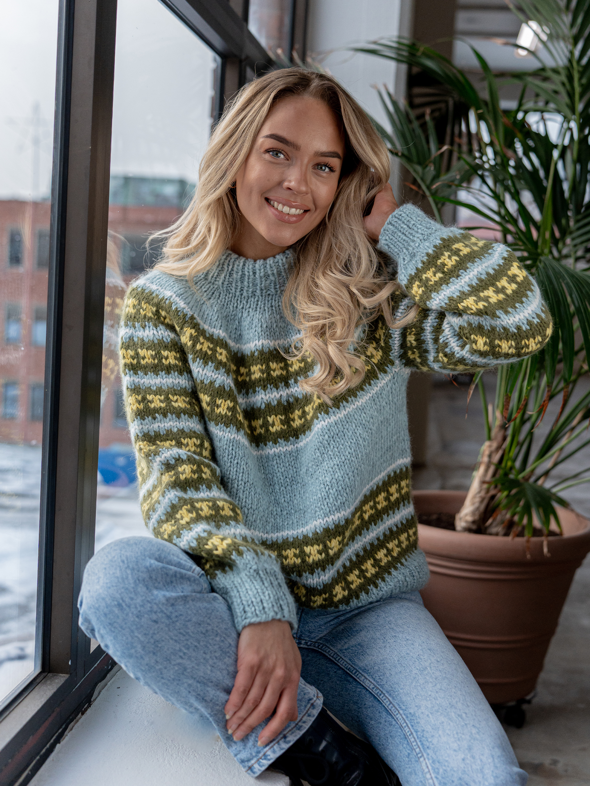 Disi unisex genser vol. 1 lys blå