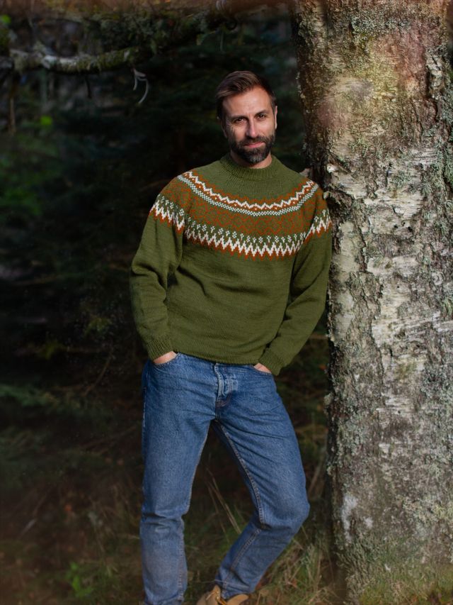 DRIV herregenser oliven