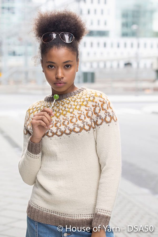 50-10 Isolda Rundstrikk Genser