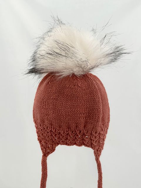 Pom-pom, Akryl, 9-11cm, Hvit/Svart