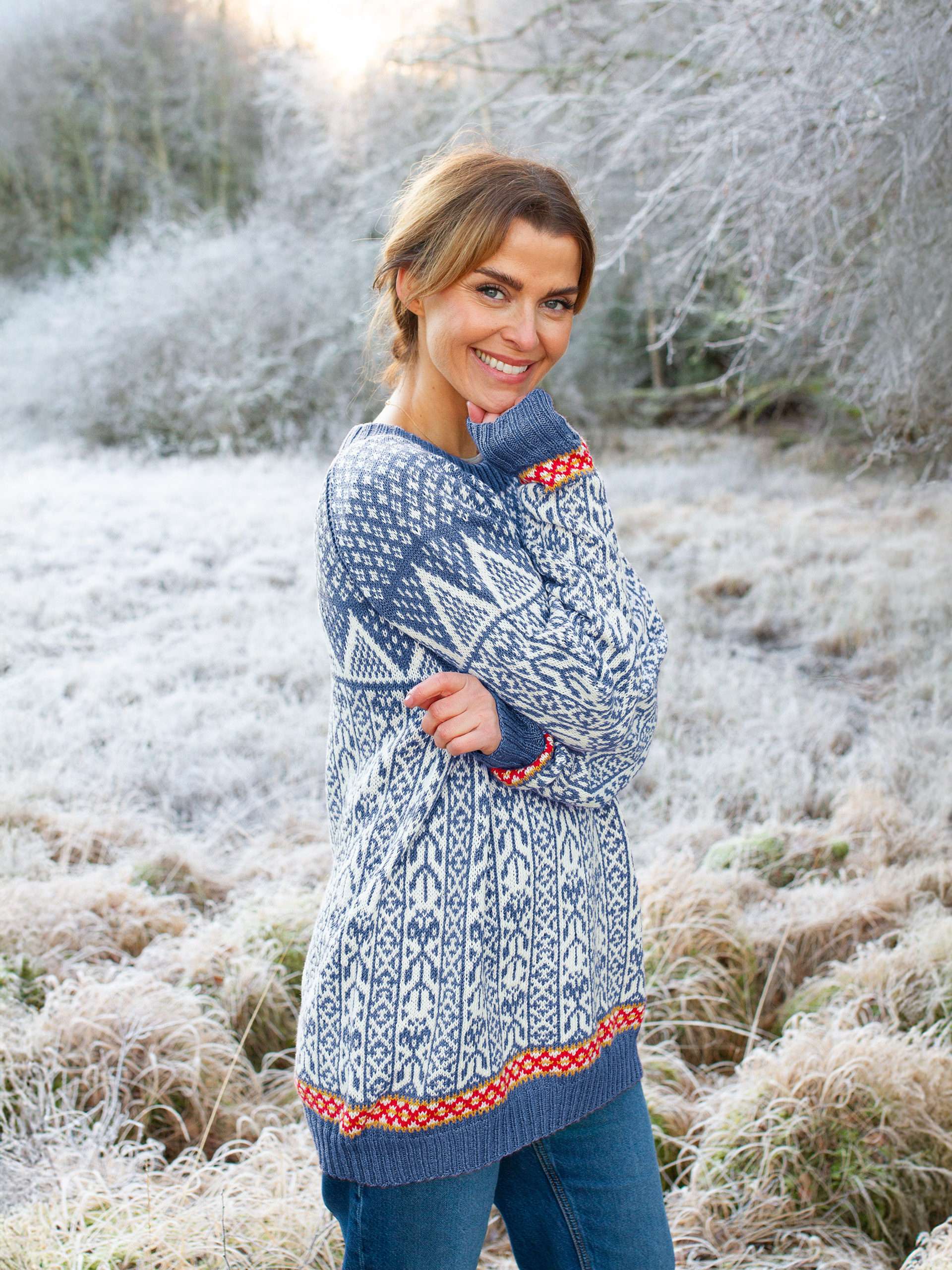 521K-07f FLÅM genser dame