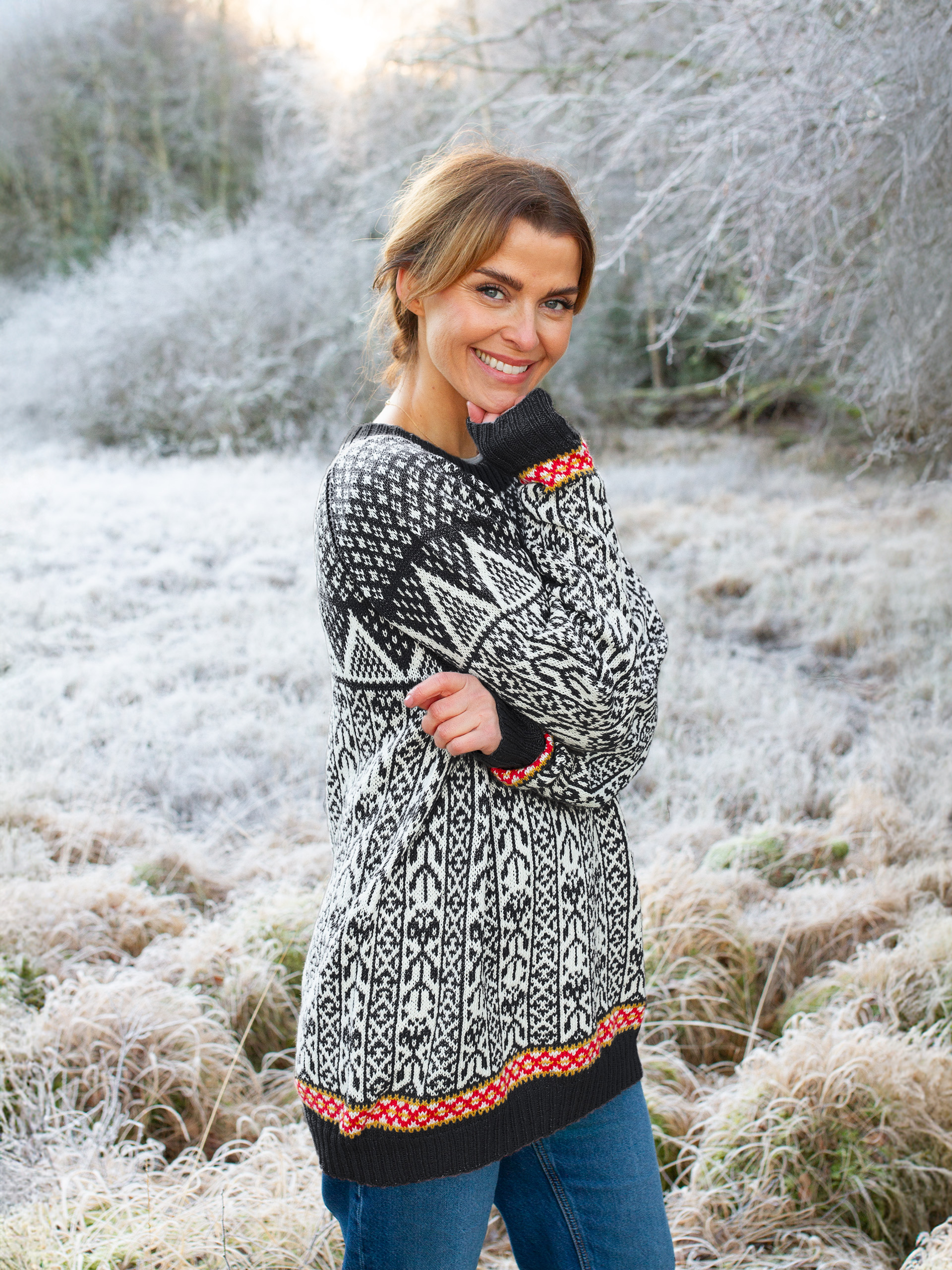 521K-07c FLÅM genser dame