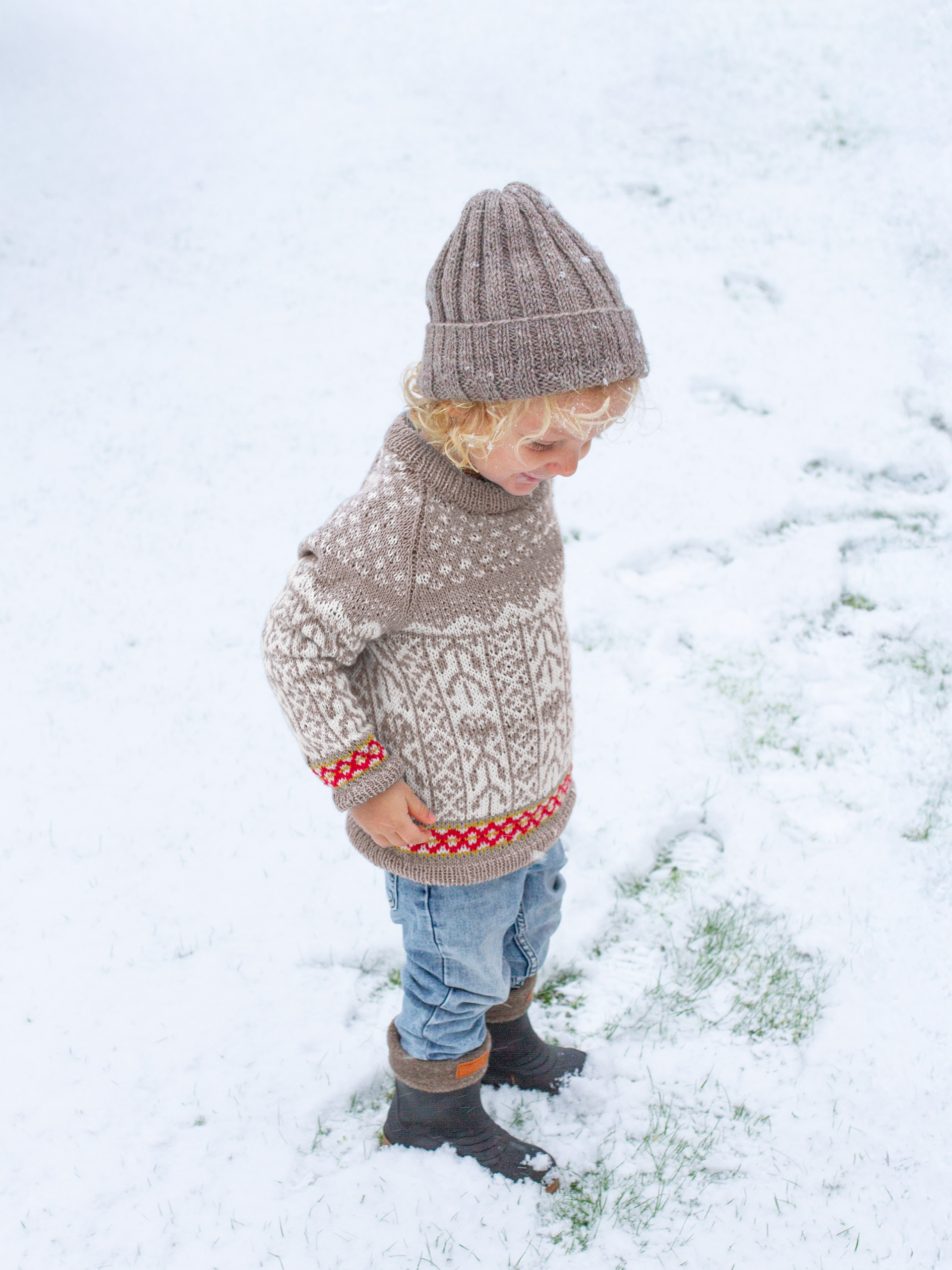 521K-08c FLÅM genser mini