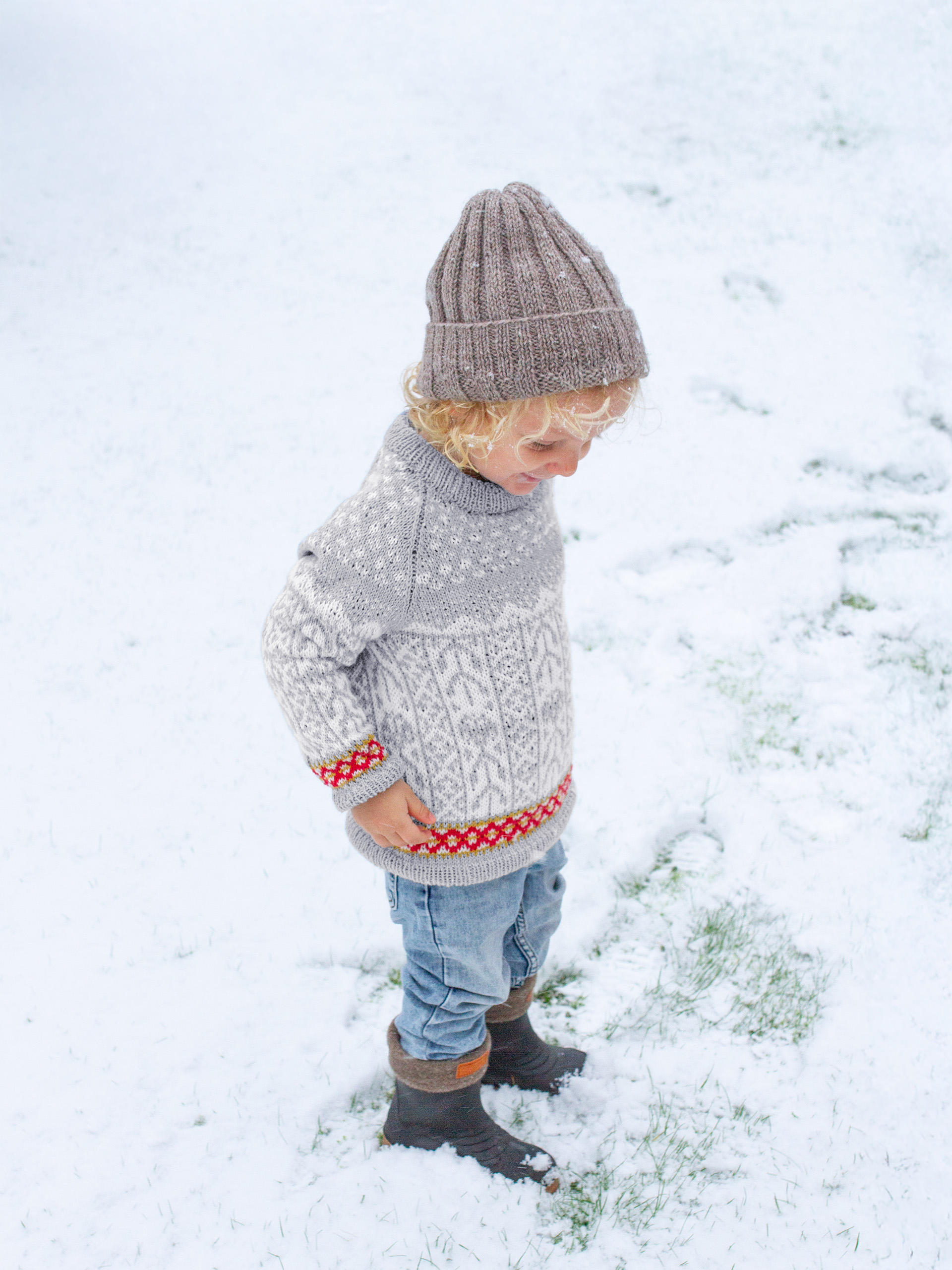 521K-08h FLÅM genser mini