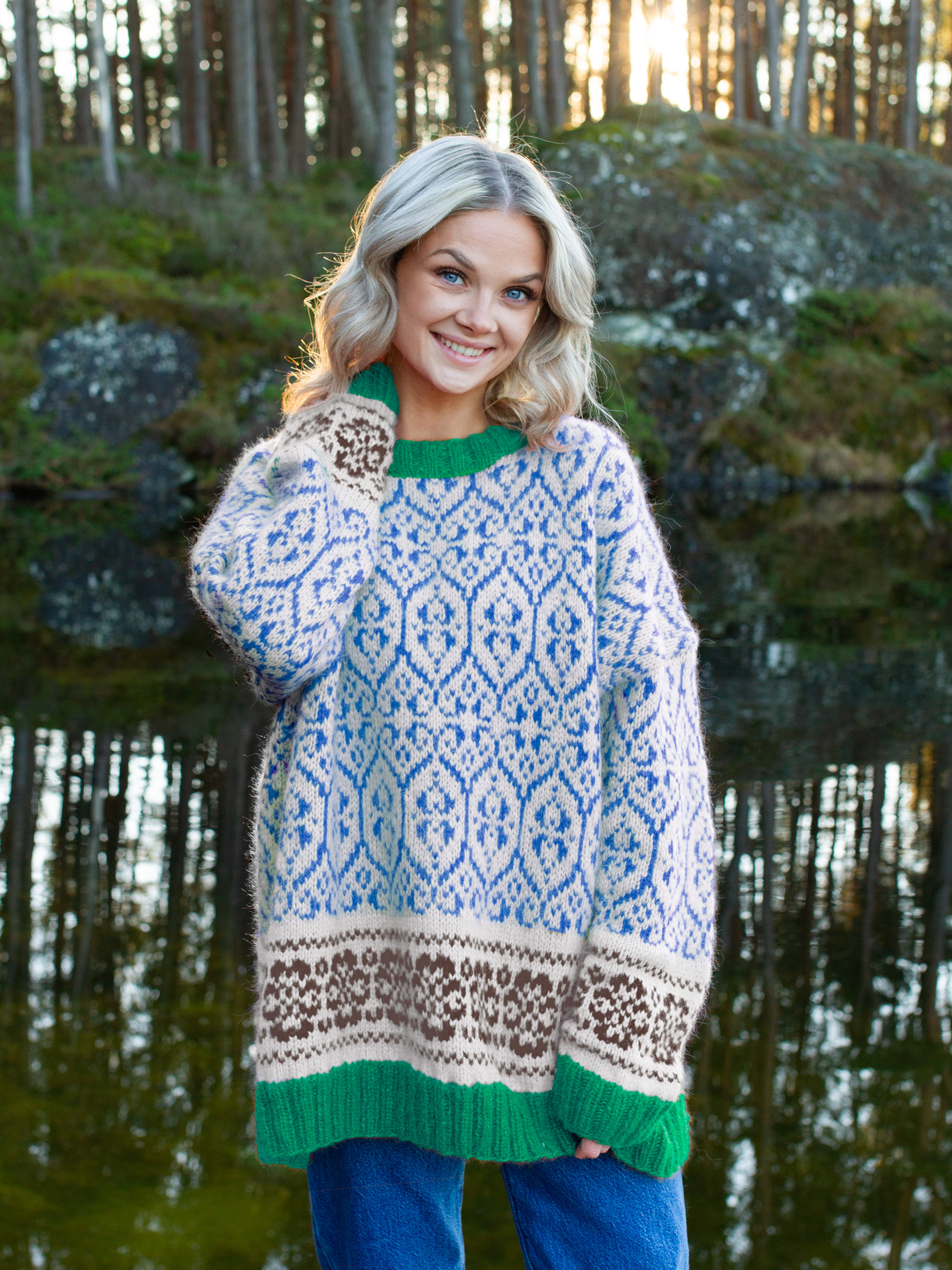 521K-18e FLID genser vol.2 blå