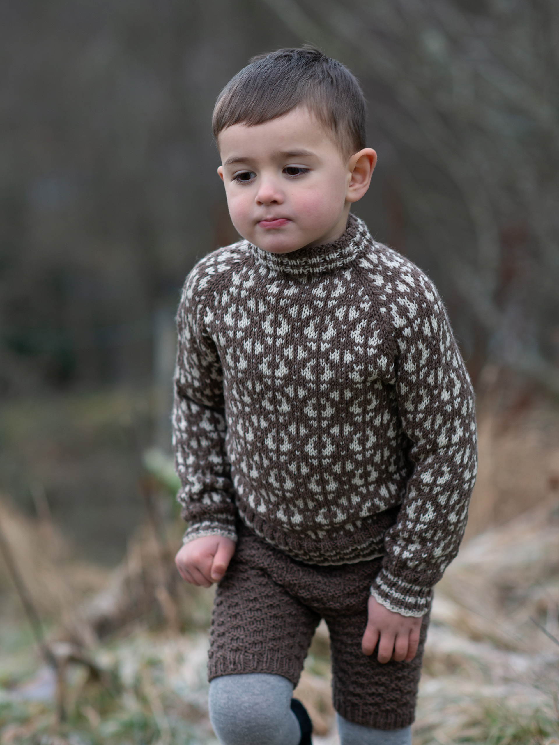 FLOKK mini brunmelert