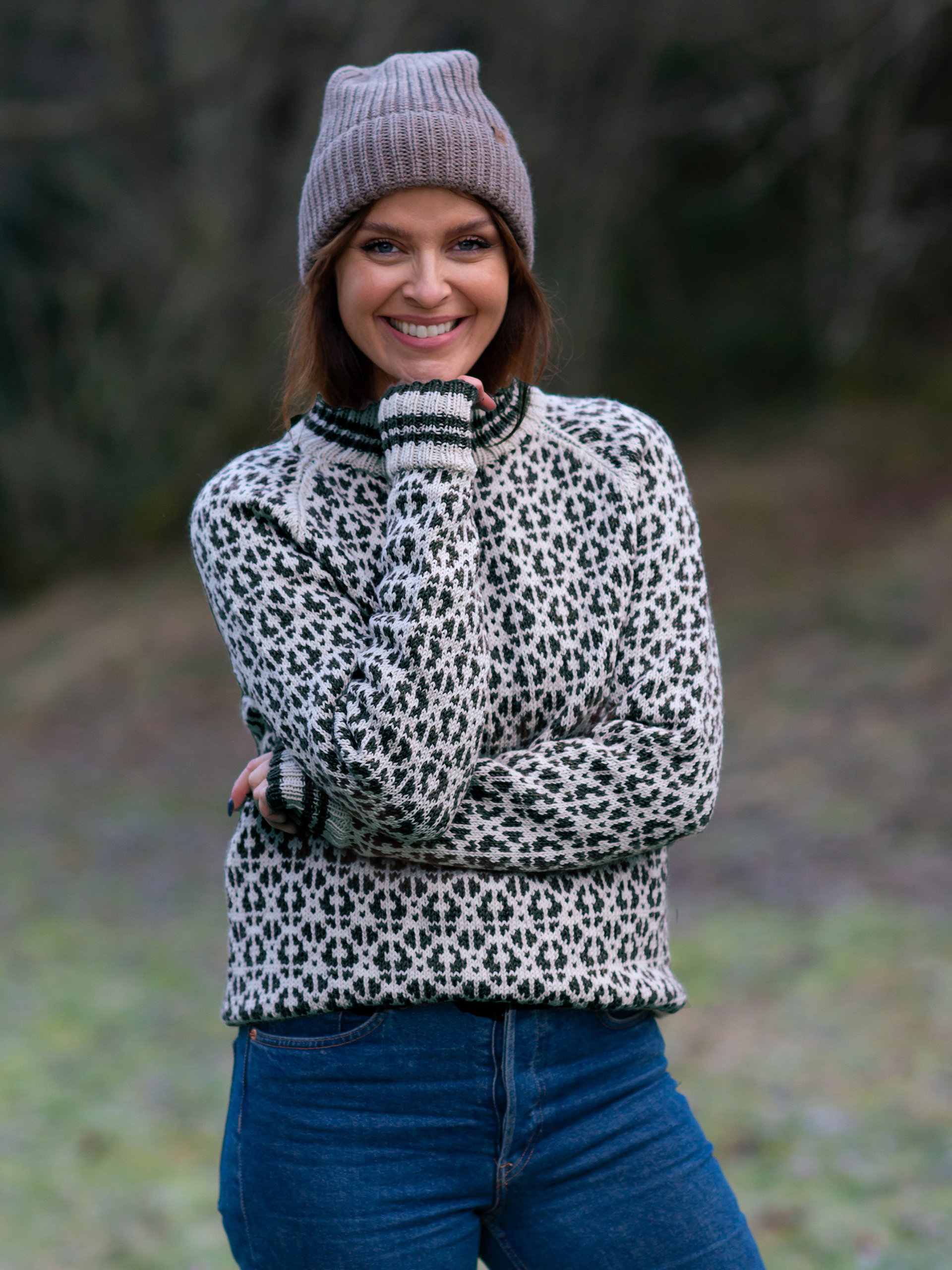 FLOKK genser dame kitt sort