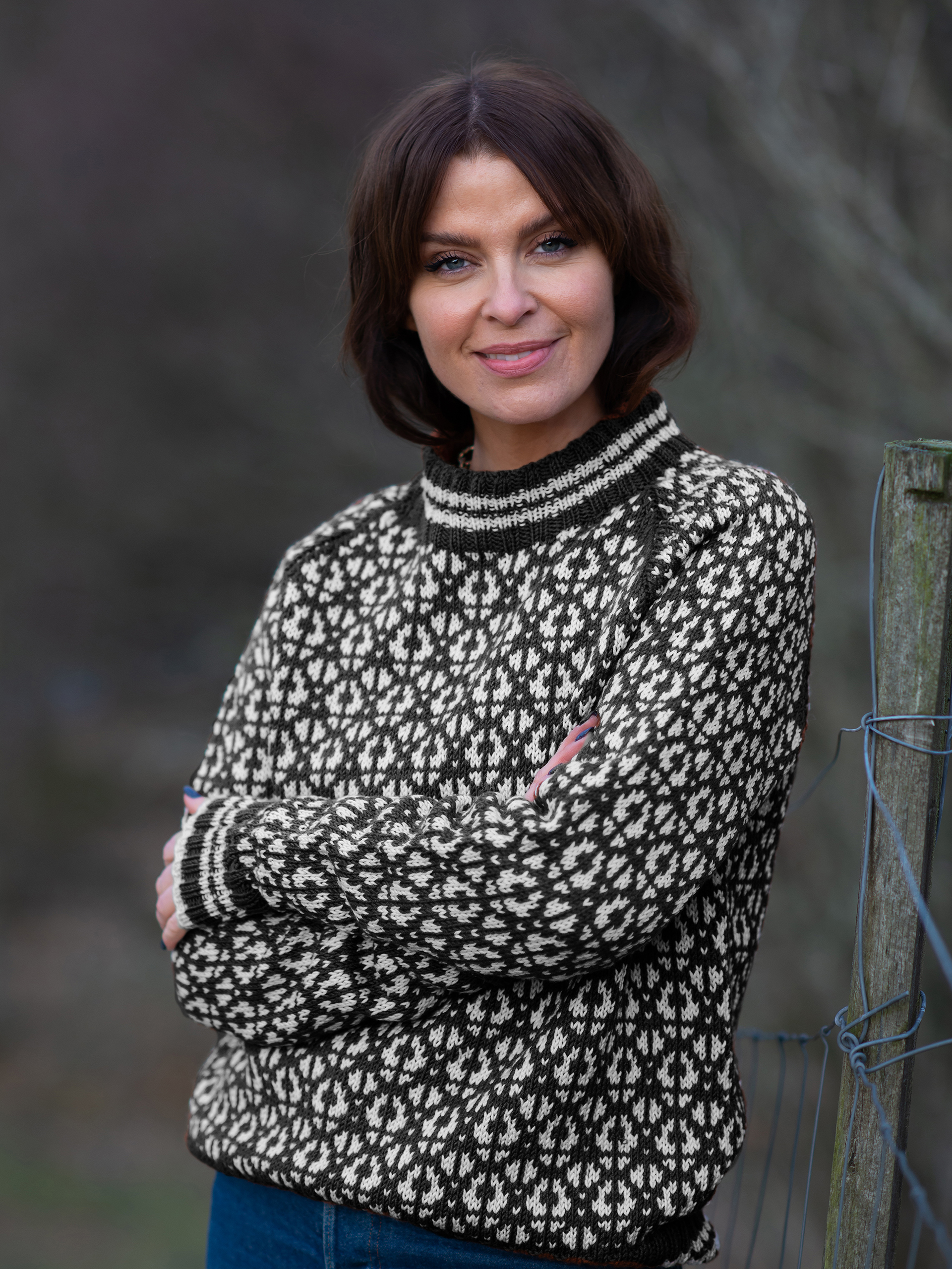 FLOKK genser dame sort kitt