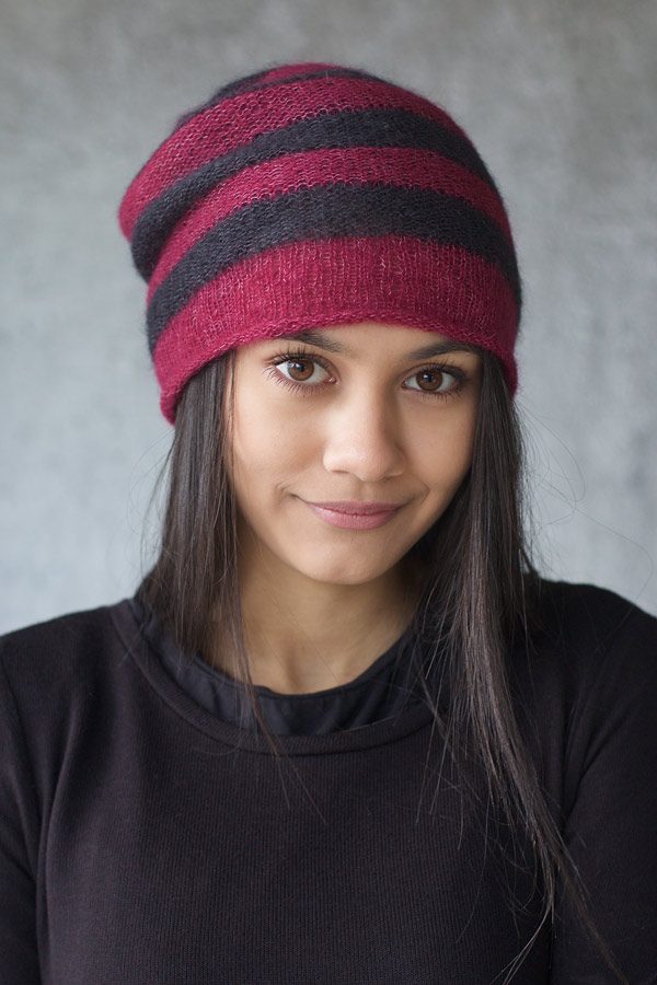 RUBY Lue sort/ mørk rosa