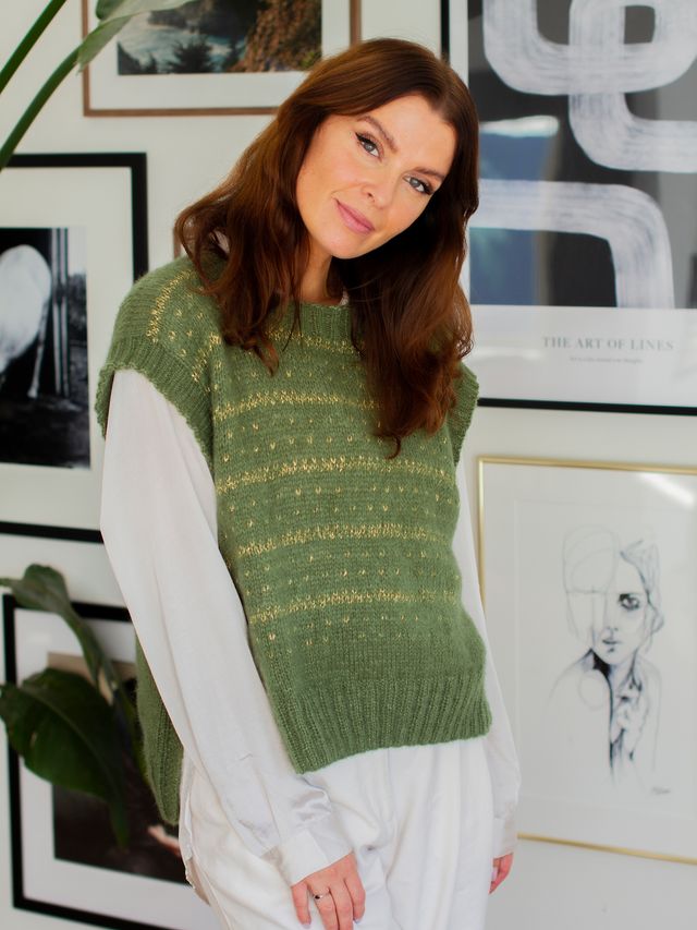 GLISSANDO vest grønn