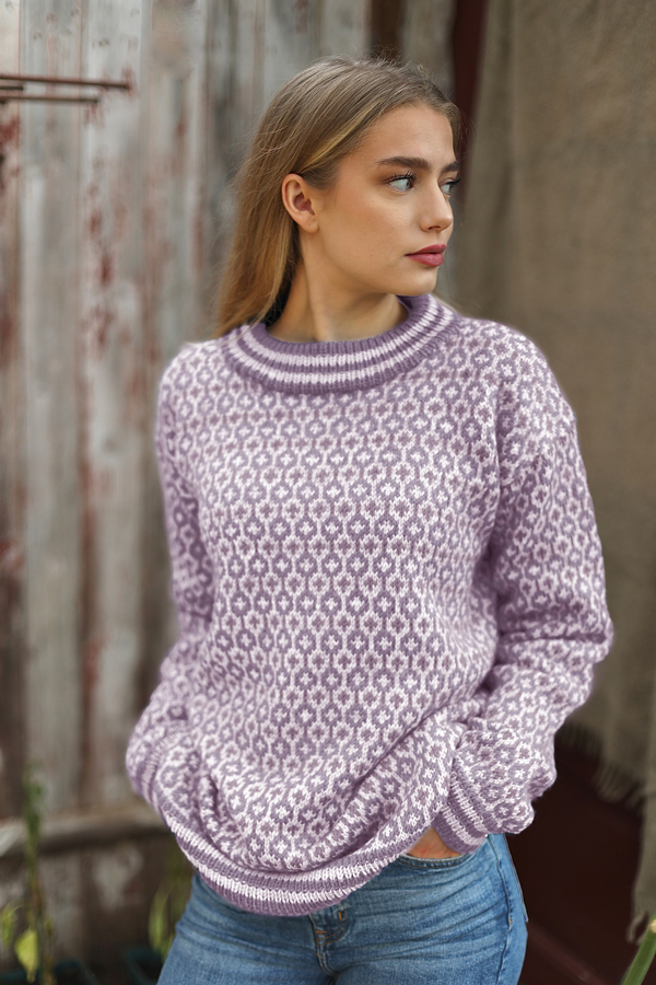 SVALASTOG dame grålilla M/ skinnlapp