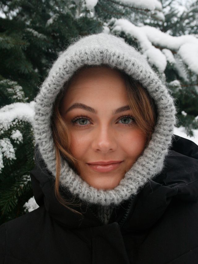 LYKKE balaklava 2 grå