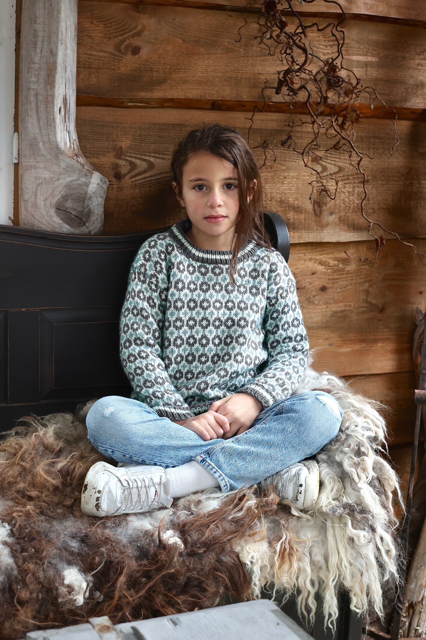 SVALASTOG mini gråmelert