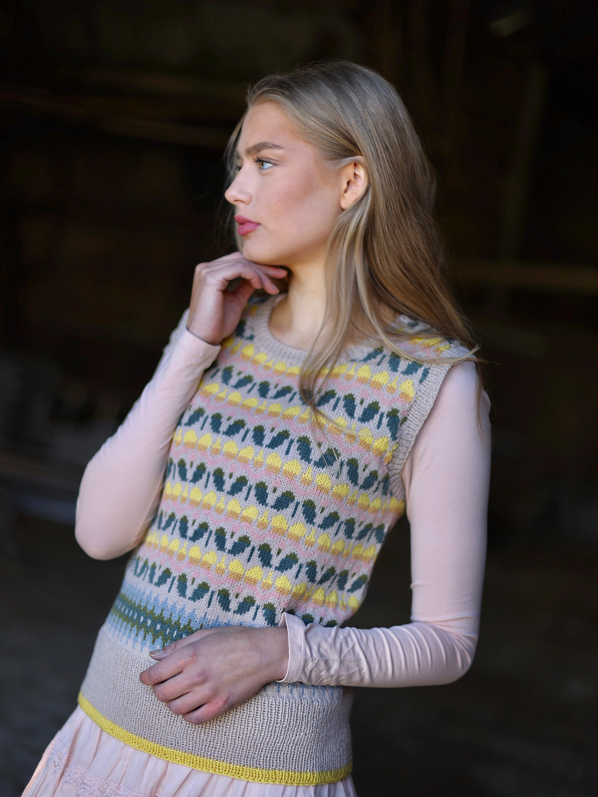 KETURA vest dus pastell