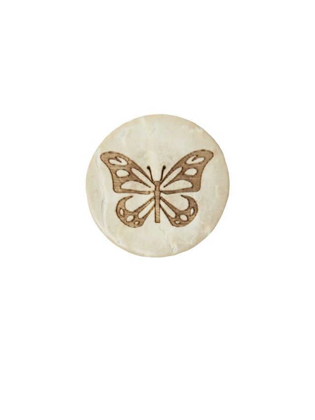 Knapp Sommerfugl 18mm