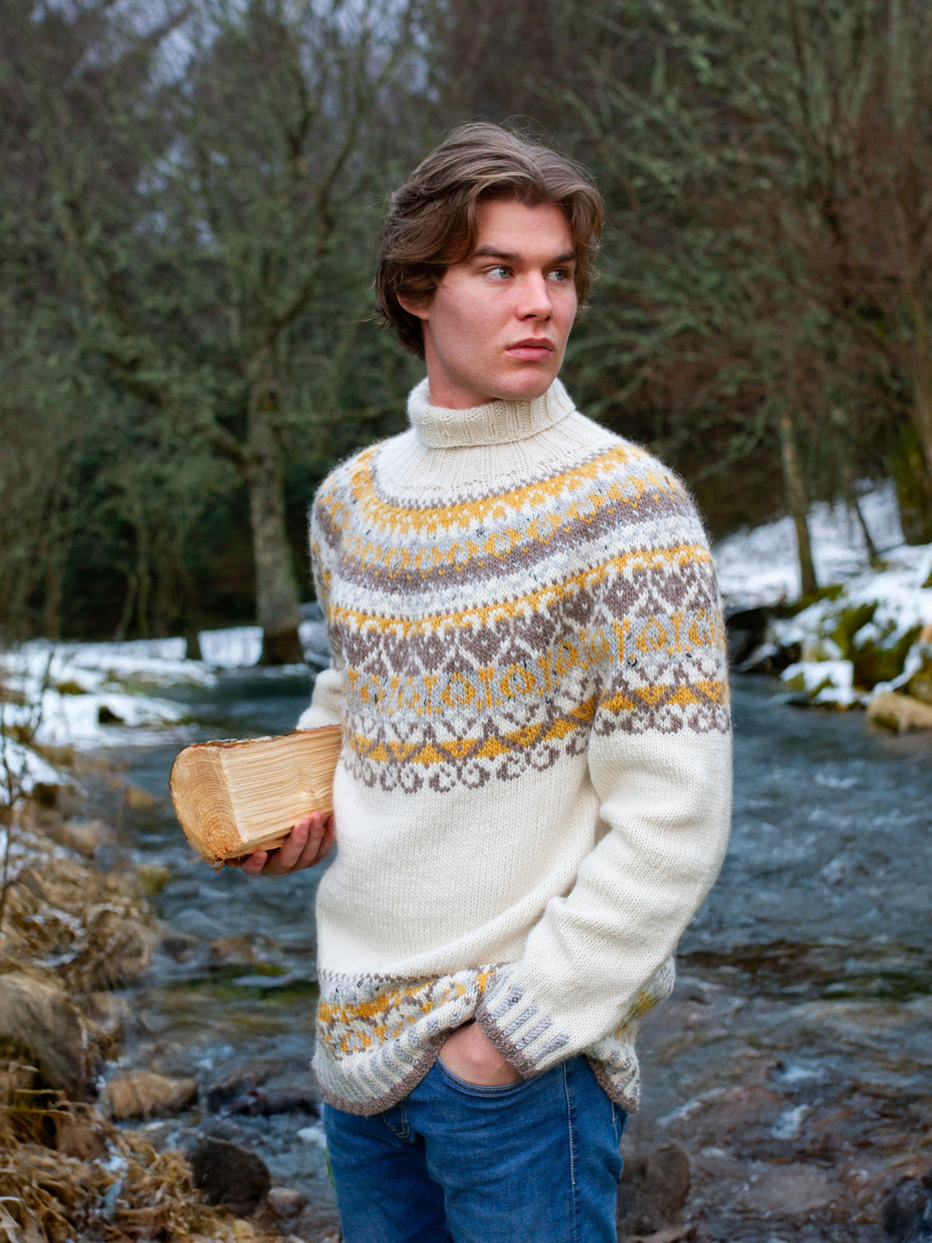 521K-15d LAVVU genser herre