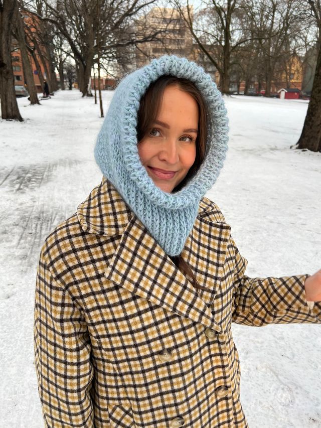 LYKKE balaklava 2 lys blå