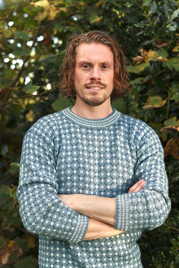 EDDA lys petrol herre