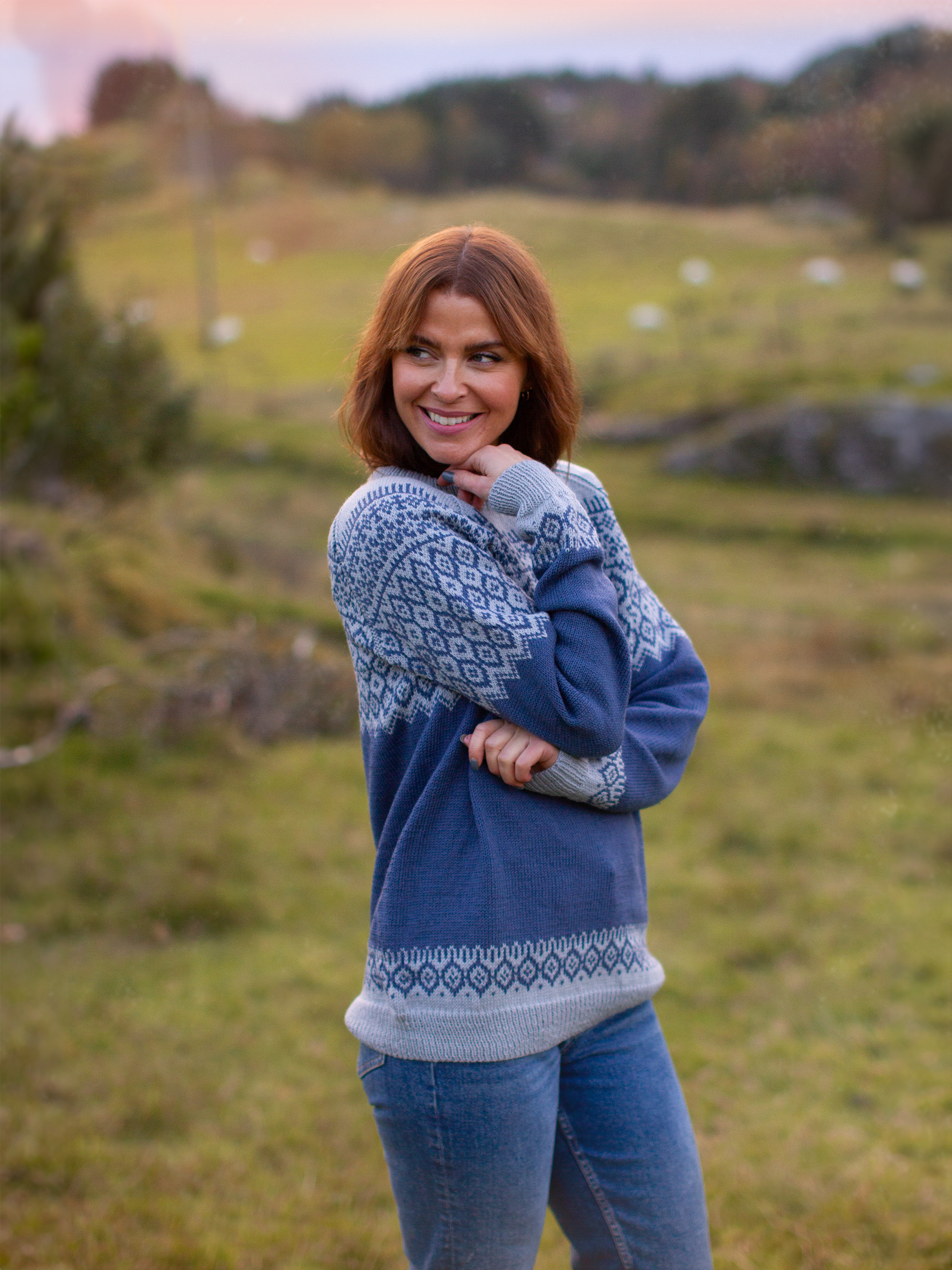 MATJA genser dame denim