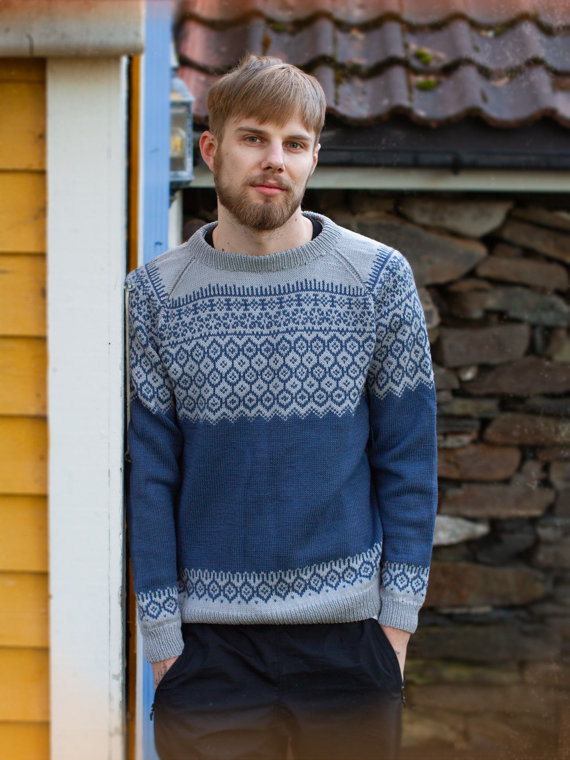 MATJA genser herre denim