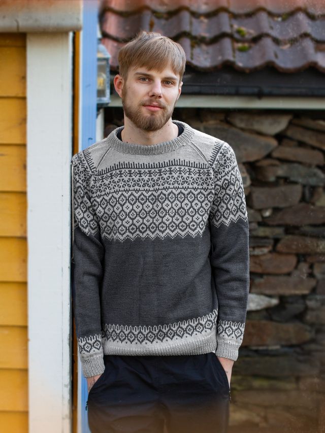 MATJA genser herre koksgrå