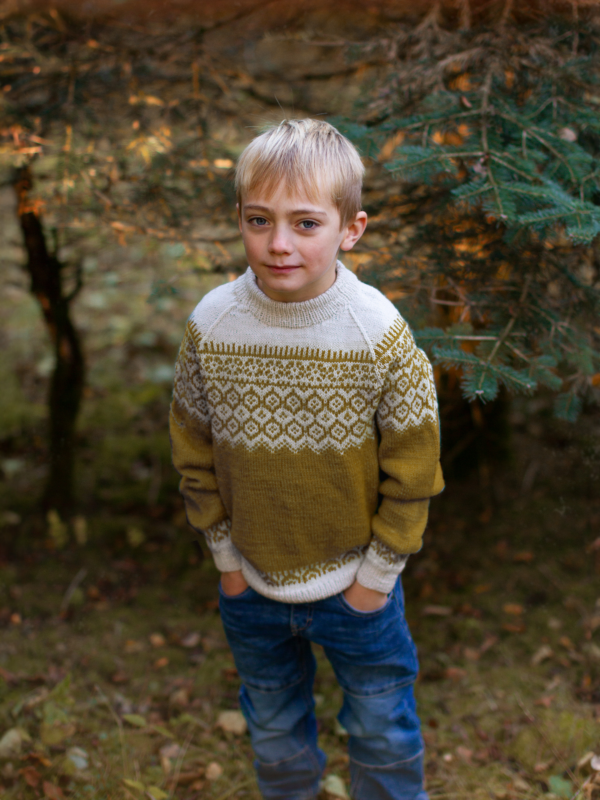 MATJA genser mini sennep