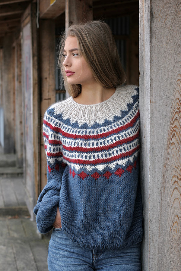 MegDeg - klem gråblå