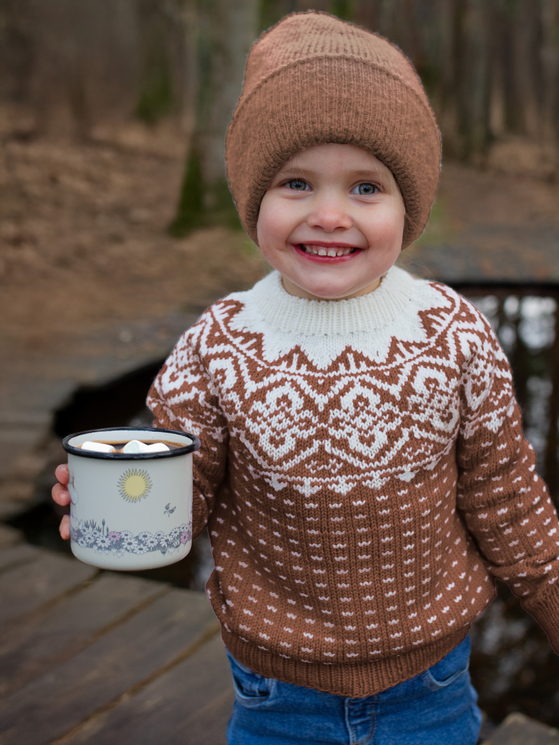 521K-04g MOY genser mini m/skinnlapp