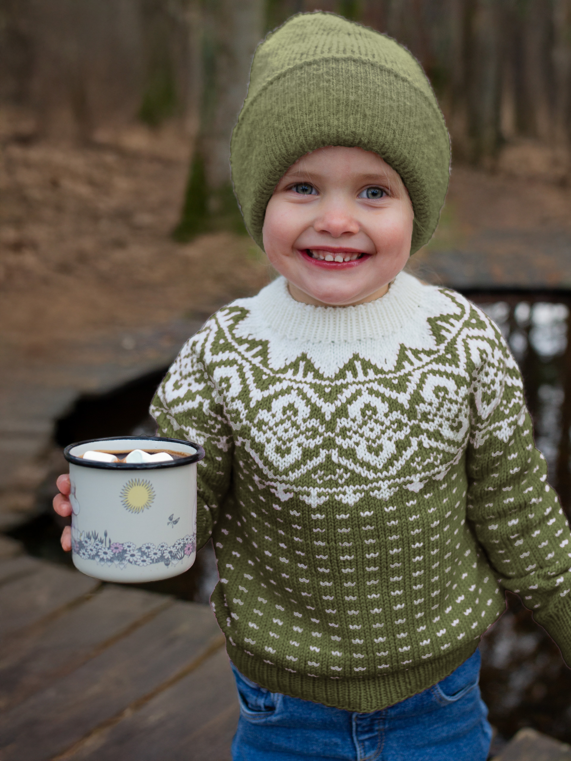 521K-04i MOY genser mini m/skinnlapp