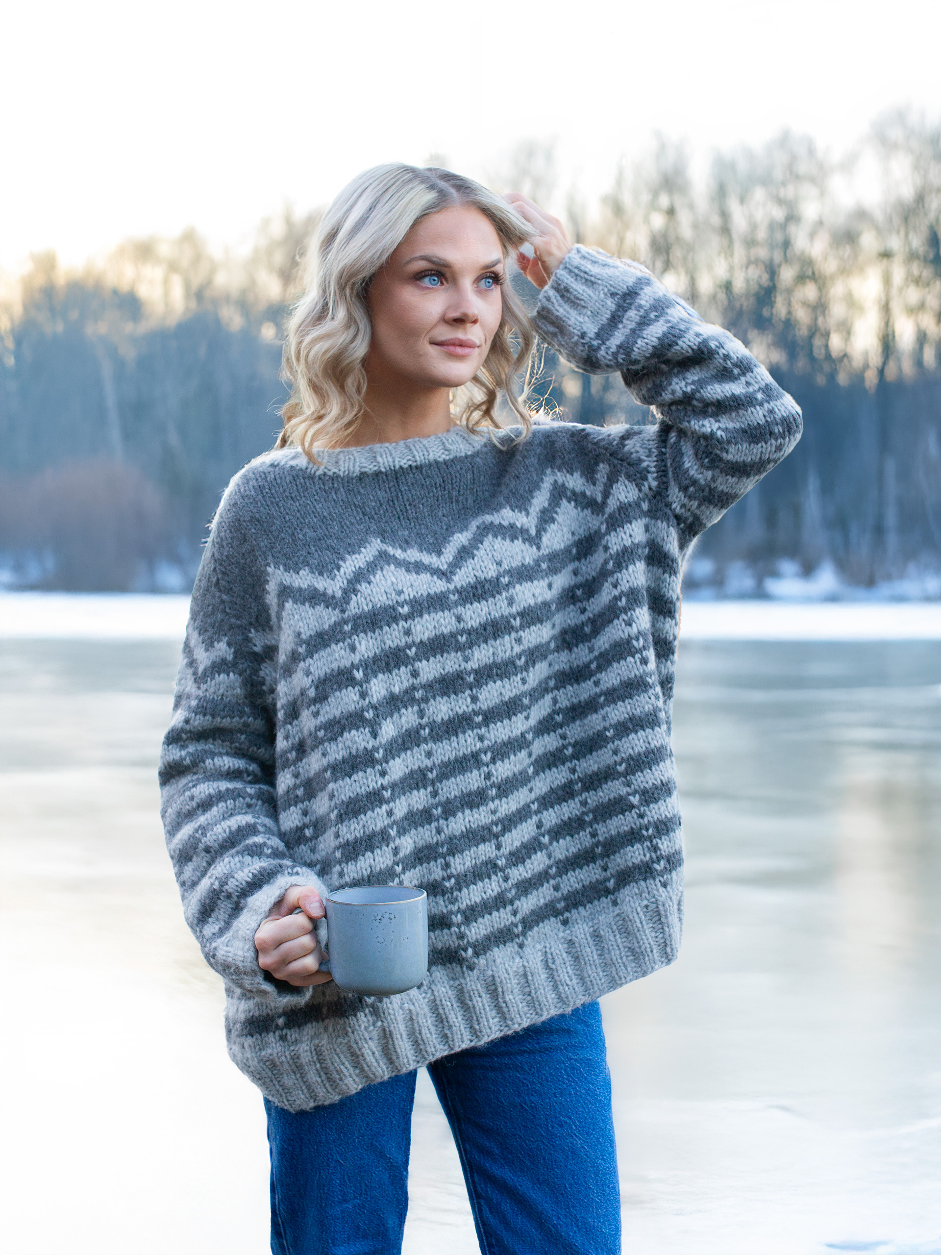 521K-13a MYRA genser dame