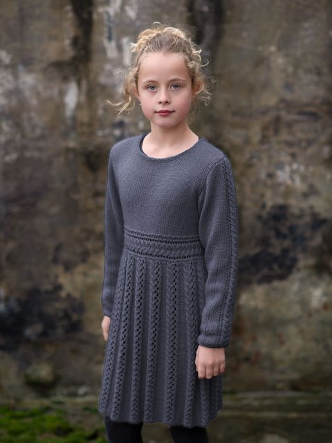 NELIA kjole gråblå