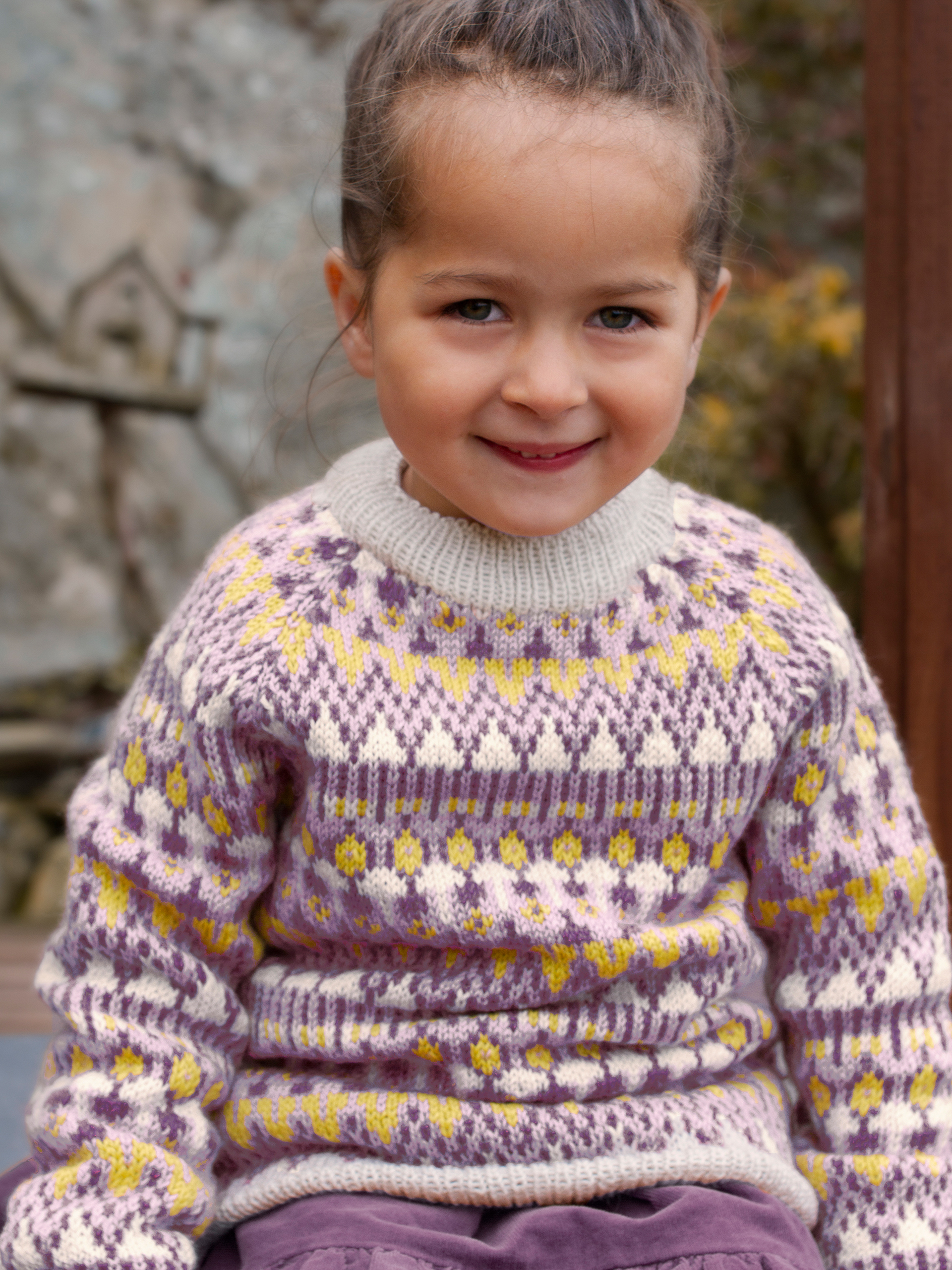 NUNA genser gammelrosa