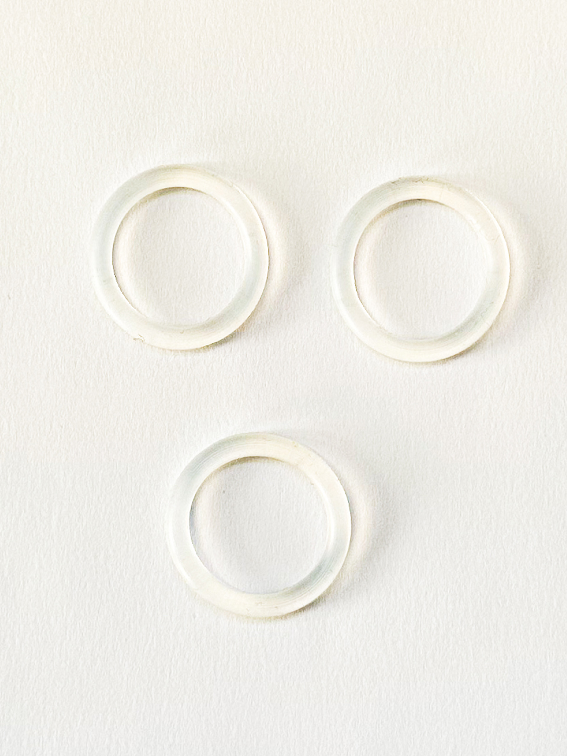 O-ring til smokkereim, transparent