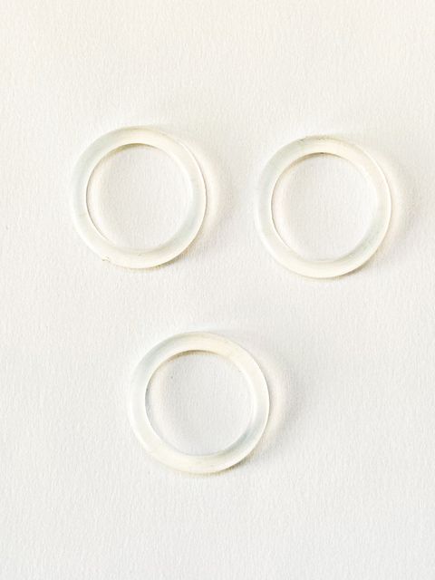 O-ring til smokkereim, transparent
