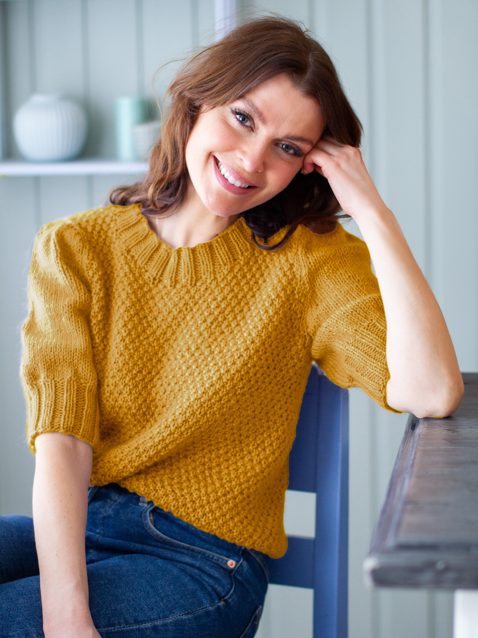 Petunia topp gullgul