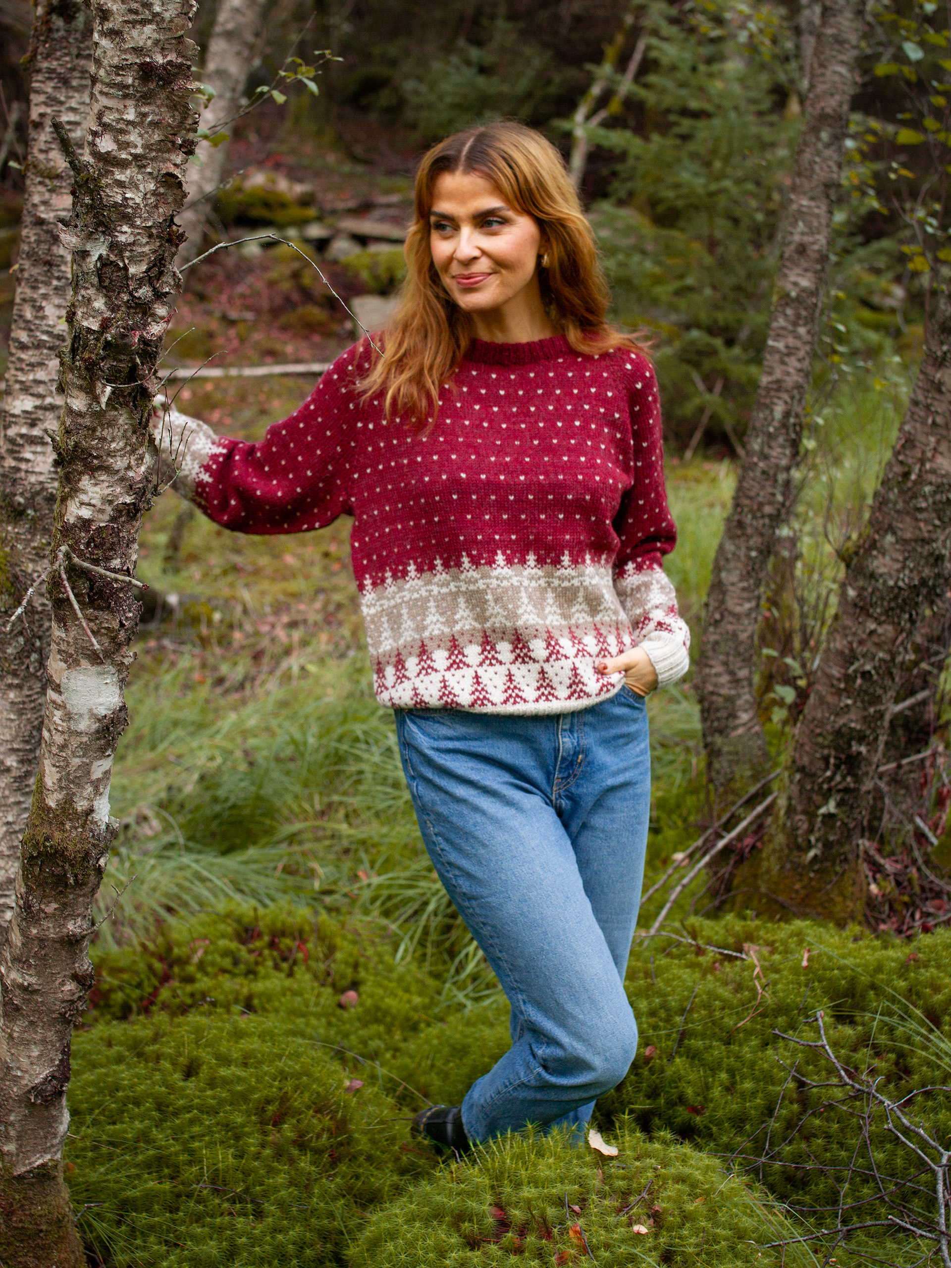 424K-03a PINEWOOD genser dame