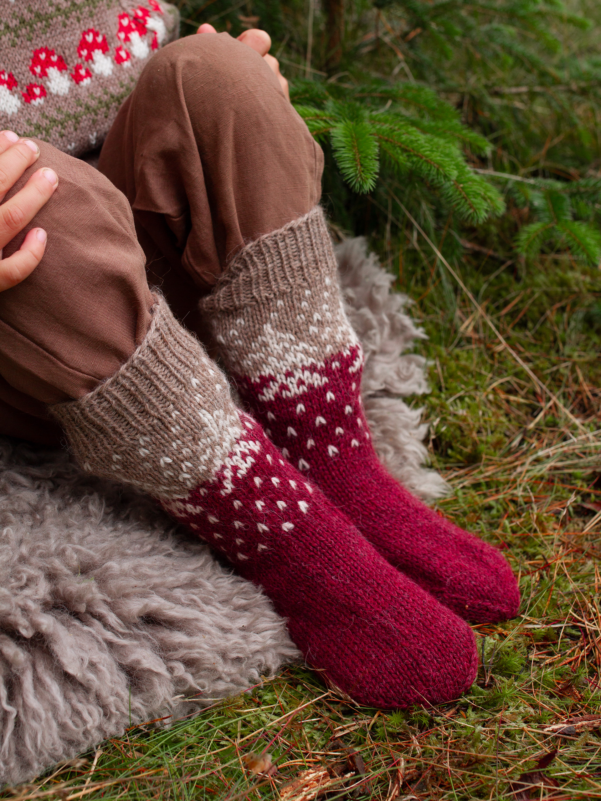 424K-05 PINEWOOD sokken