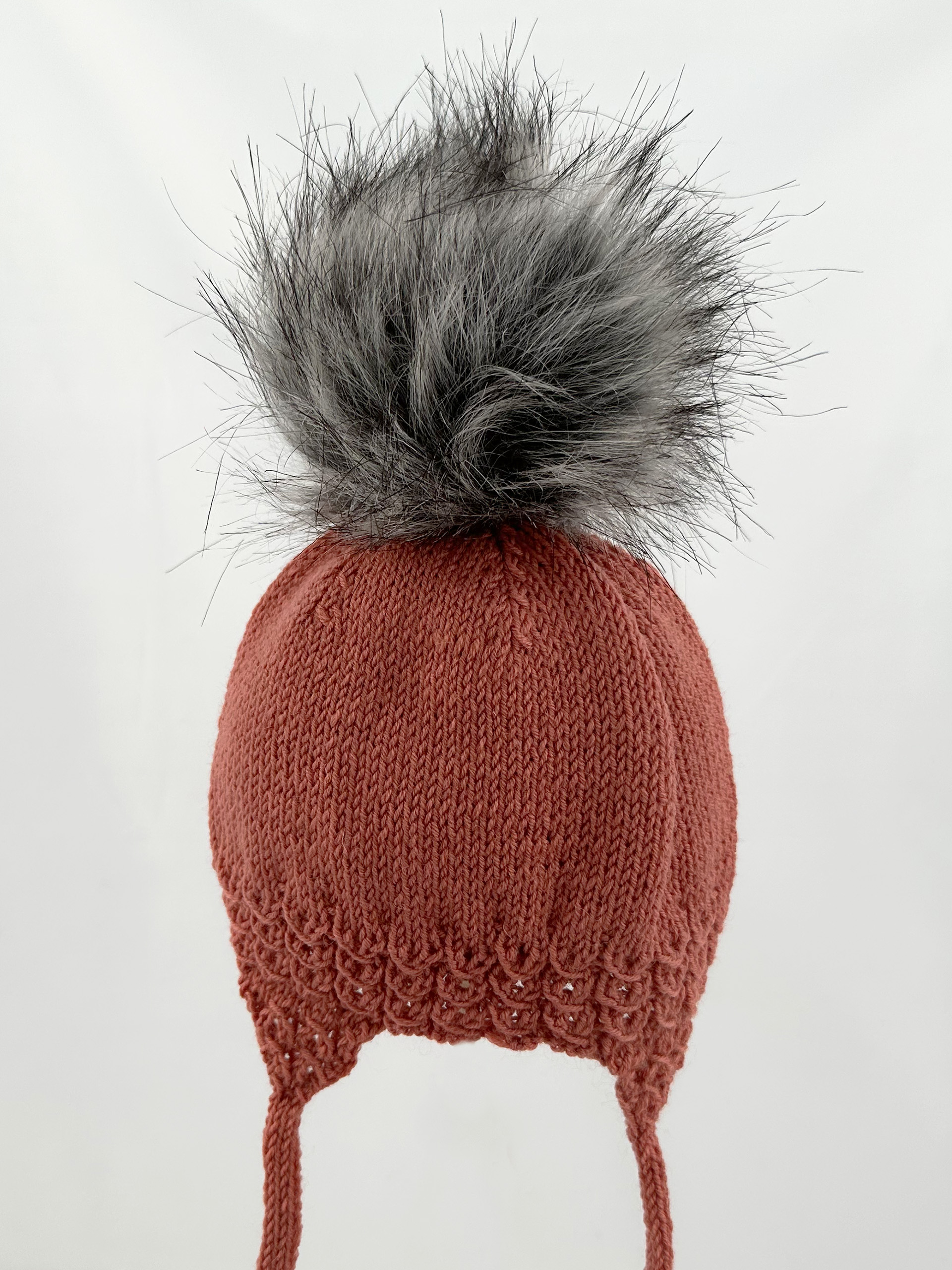 Pom-pom, Akryl, 9-11cm, Grå 