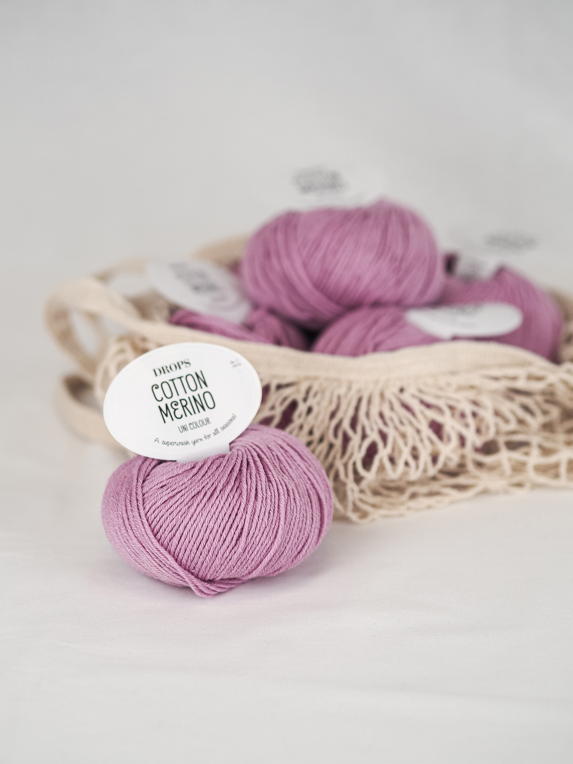 Cotton Merino posesalg 10 stk