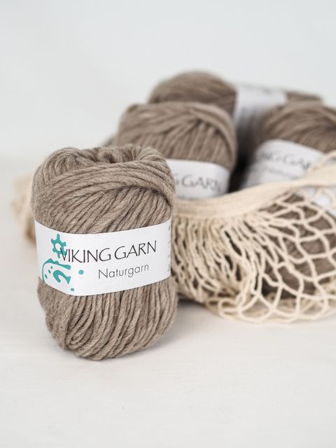 Naturgarn posesalg 10 stk