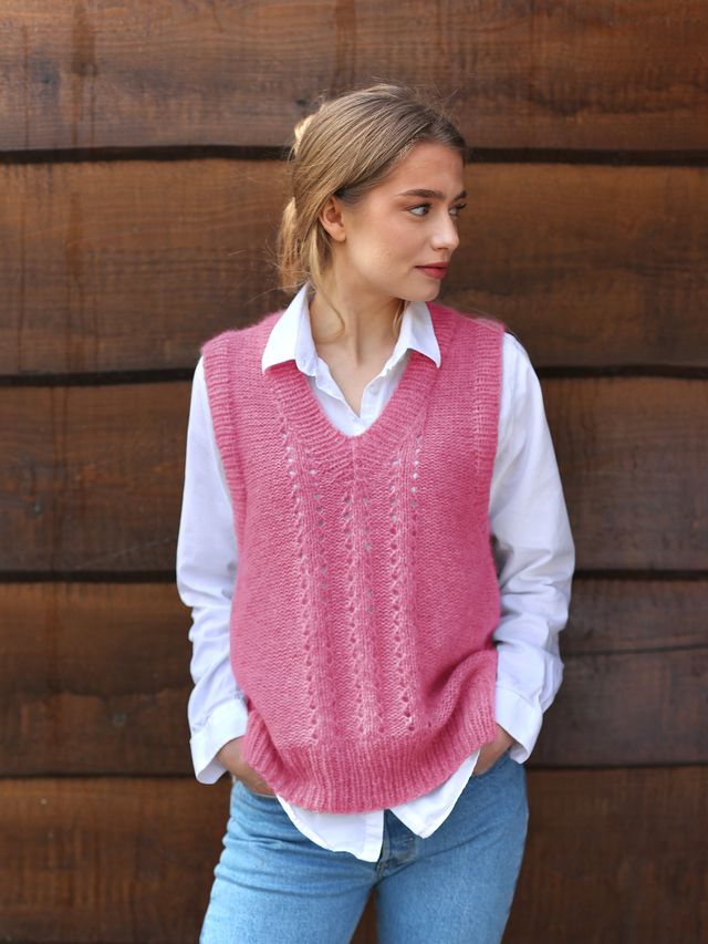 EAST vest rosa