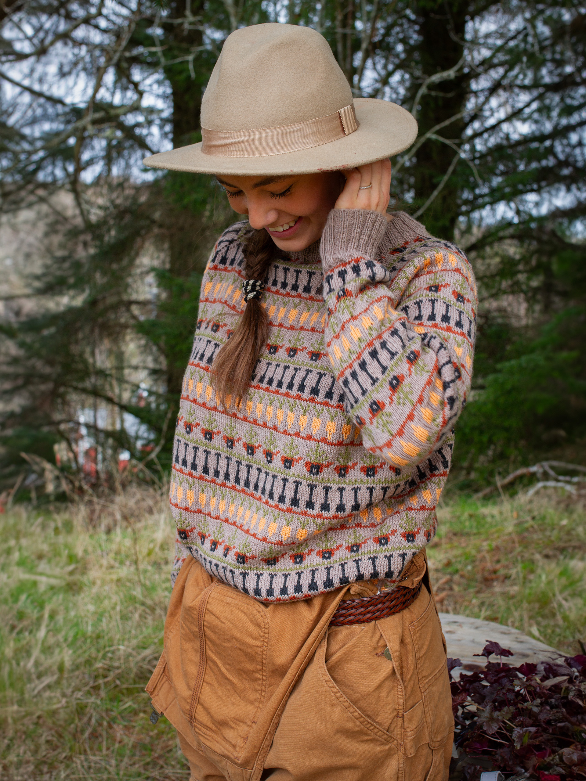 423K-08a RØTTER genser dame