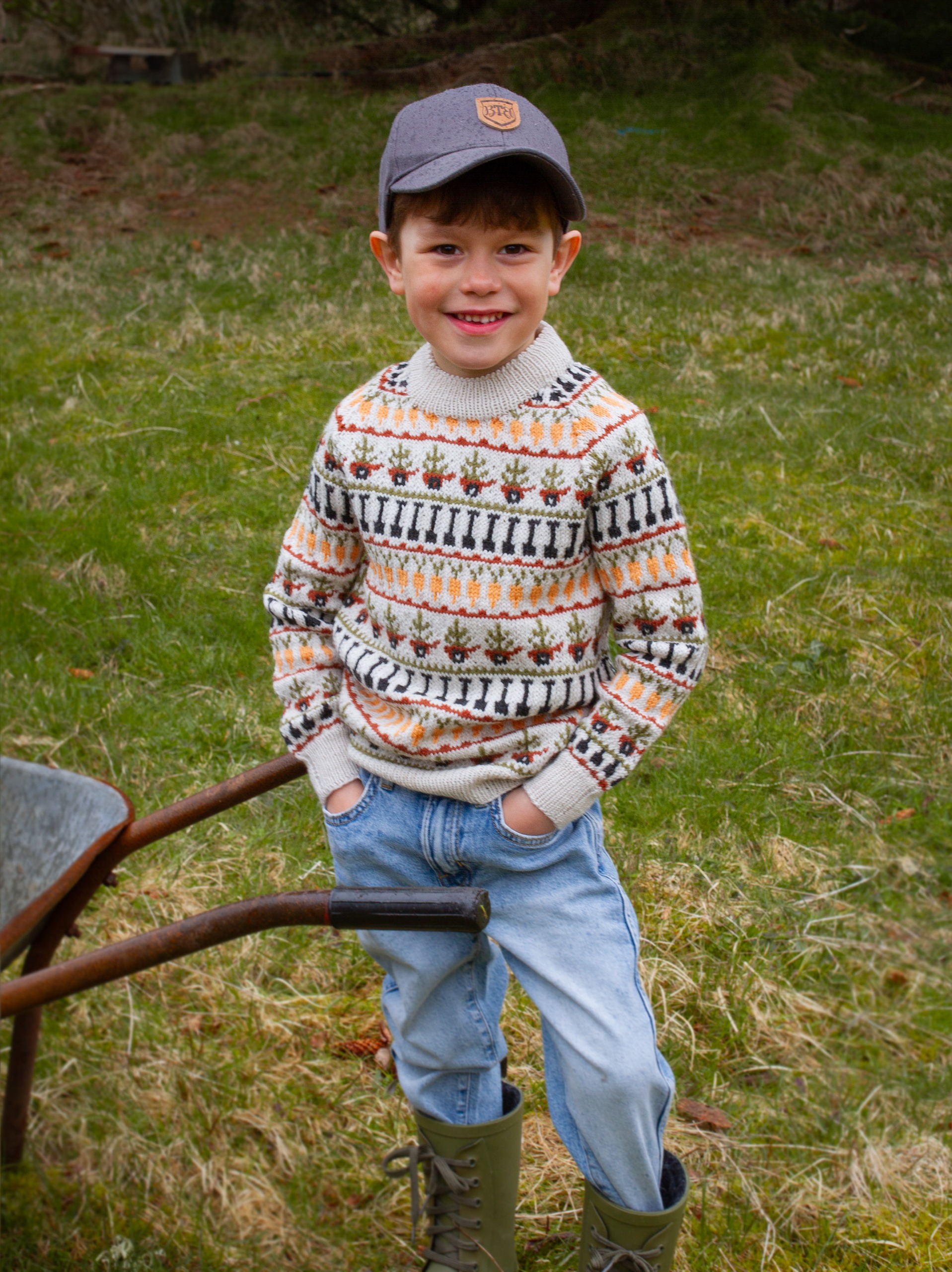 423K-07b RØTTER genser mini