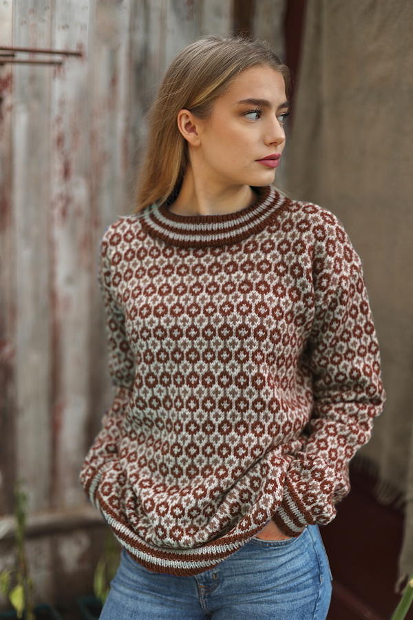 SVALASTOG dame rustbrun M/ skinnlapp