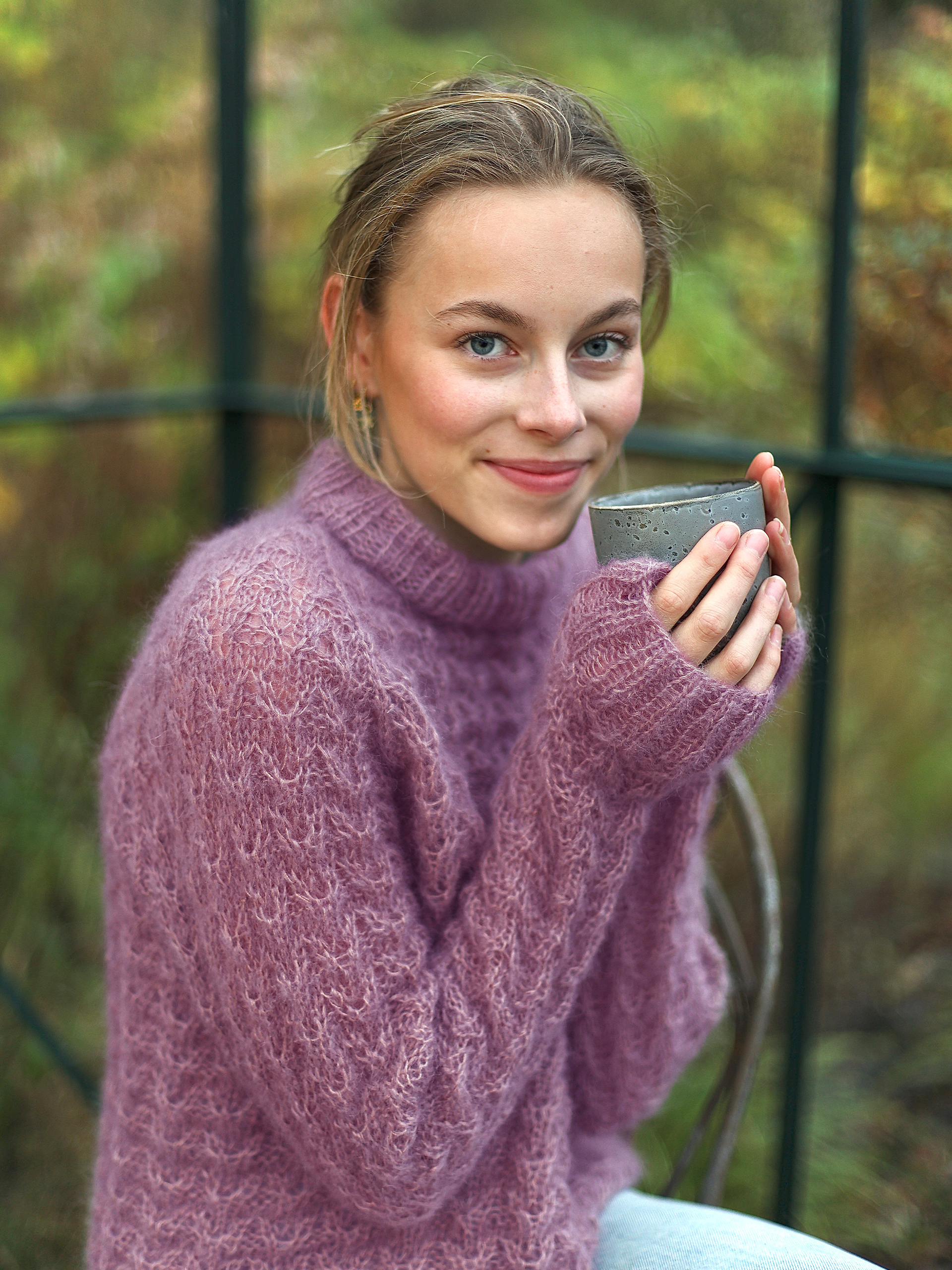 SINA genser dus grålilla